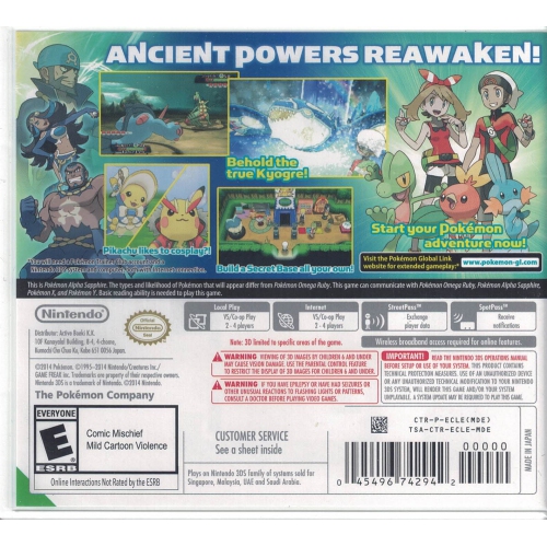 Pokémon Alpha Sapphire (3DS)