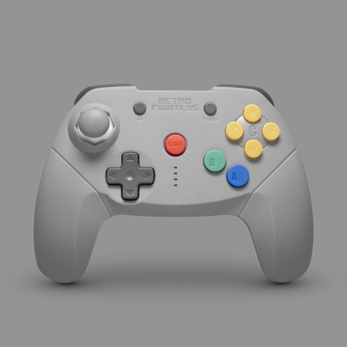 Gray Brawler64 Bluetooth NSO Edition Wireless Controller for PC & Switch