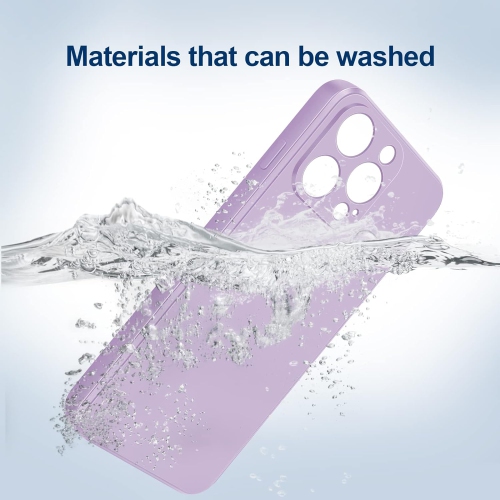 Silicone Slim Full-Body Protective Cover Case for iPhone 15 Pro, Soft Silicone Bumper Cover Shockproof Protective Anti-Scratch Case