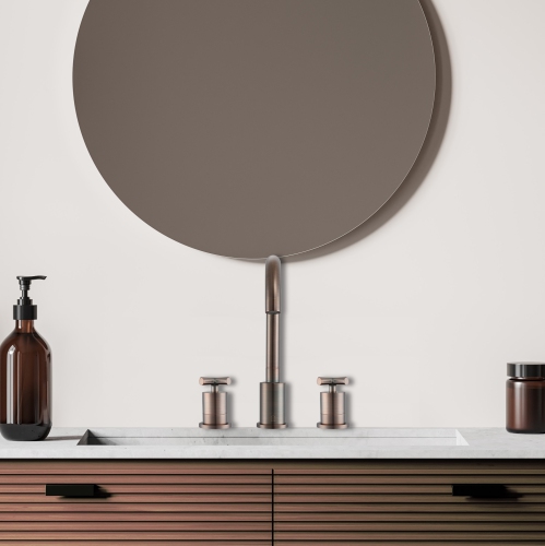 Ancona Ava Widespread Cross-Handle 3-Hole Bathroom Faucet in Oil Rubbed Bronze