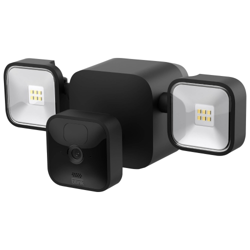 Blink Outdoor & Floodlight 1080p Outdoor Security Camera - Black by BLINK - Open Box condition - CA$129.97