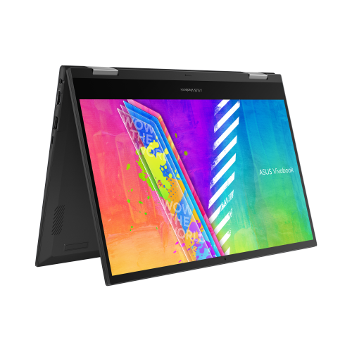 ASUS VivoBook Go 14 Flip Thin and Light 2-in-1 Laptop, 14” FHD Touch, Intel Celeron N4500, 4GB RAM, 128GB eMMC, Windows 11 Home in S Mode,