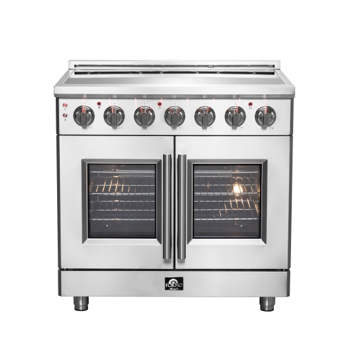 FORNO  Massimo 36-Inch Freestanding French Door Electric Range
