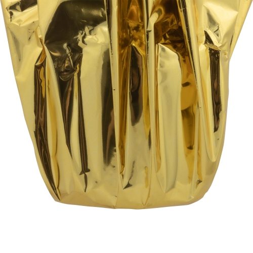 Artificial Christmas Poinsettia with Wrapped Base - 14.5" - Pink