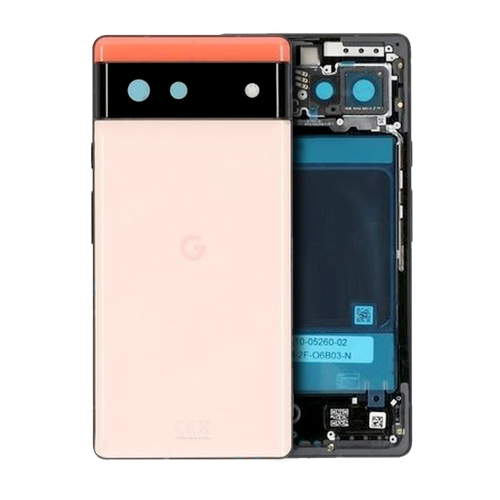 ESOURCE PARTS  Replacement Back Housing Compatible With Google Pixel 6 (North American) (Sub-6) (Genuine Oem) (Kinda Coral)