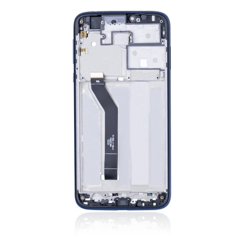 LCD Assembly With Frame Compatible For Motorola Moto G7 Power (XT1955/2019)/G7 Supra (XT1955-5/6/DL/2019) (North American Version) (157MM) (Marine Blue) by ESOURCE PARTS - Refurbished condition - Image 2