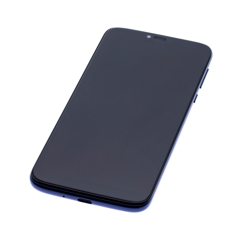 LCD Assembly With Frame Compatible For Motorola Moto G7 Power (XT1955/2019)/G7 Supra (XT1955-5/6/DL/2019) (North American Version) (157MM) (Marine Blue) by ESOURCE PARTS - Refurbished condition - Image 4