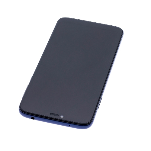 LCD Assembly With Frame Compatible For Motorola Moto G7 Power (XT1955/2019)/G7 Supra (XT1955-5/6/DL/2019) (North American Version) (157MM) (Marine Blue) by ESOURCE PARTS - Refurbished condition - Image 5