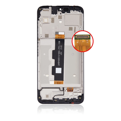LCD Assembly With Frame Compatible With T-Mobile Revvl V (All Colors) by ESOURCE PARTS - Refurbished condition - Image 4