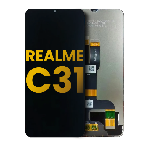 LCD Assembly Without Frame Compatible With Realme C31 (All Colors) by ESOURCE PARTS - Refurbished condition - Image 4
