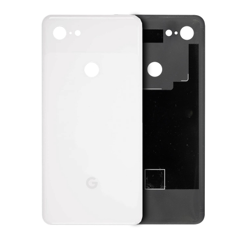 Replacement Back Cover Compatible With Google Pixel 3 (White)
