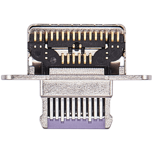 Replacement Charging Port Only Compatible For iPad Mini 6 (Purple) (10 Pack)