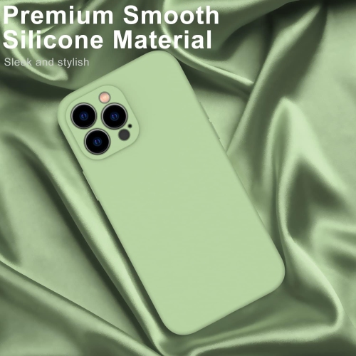 Étui protecteur mince en silicone pour iPhone 15 Pro Max, étui protecteur antichoc en silicone souple