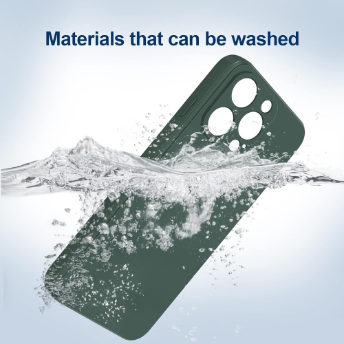 Silicone Slim Full-Body Protective Cover Case for iPhone 15 Pro Max, Soft Silicone Bumper Cover Shockproof Protective Anti-Scratch Case