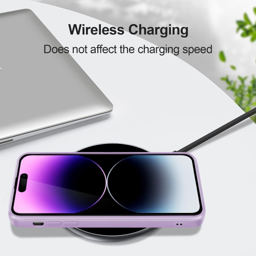 Étui protecteur mince en silicone pour iPhone 15 Pro Max, étui protecteur antichoc en silicone souple