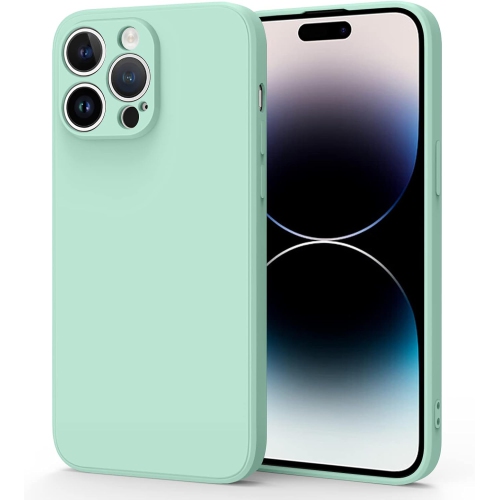 TEDLIN  Silicone Slim Full-Body Protective Cover Case for Iphone 15 Pro Max, Soft Silicone Bumper Cover Shockproof Protective Anti-Scratch Case