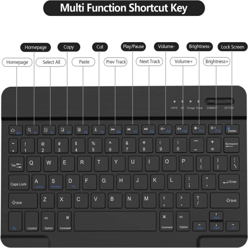 Black Samsung Galaxy Tab S9 11 Inch 2023 Keyboard Case with Screen Protector and Stand