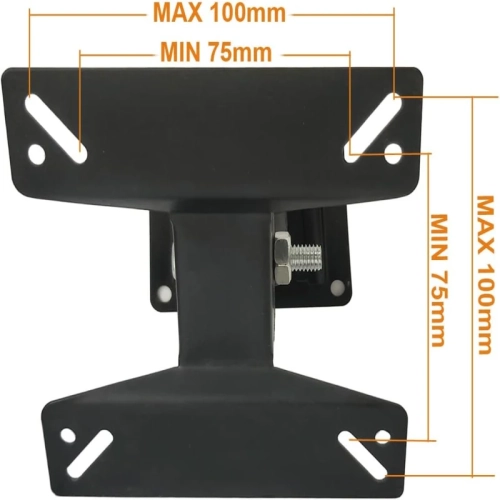 Small TV Monitor Wall Mount Bracket - Tilt and Swivel, Fits 14-24 Inch Flat Panel LCD LED Screens