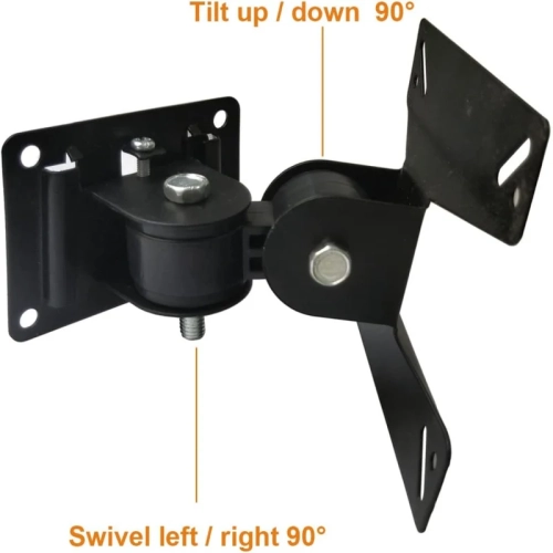 Small TV Monitor Wall Mount Bracket - Tilt and Swivel, Fits 14-24 Inch Flat Panel LCD LED Screens
