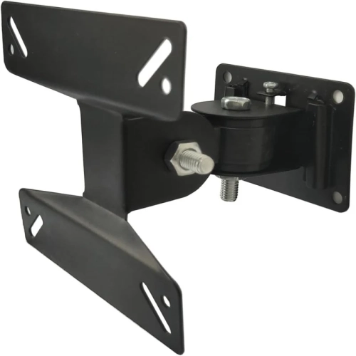 Small TV Monitor Wall Mount Bracket - Tilt and Swivel, Fits 14-24 Inch Flat Panel LCD LED Screens