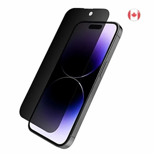 KEEGUARD  Privacy Screen Protector for Iphone 15 Pro Max With Tempered Glass Camera Lens Protector, 9H Accessories, Case Friendly, 2.5D Curved