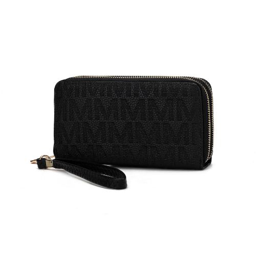 MKF Collection Lisbette Embossed M Signature Wallet by Mia K