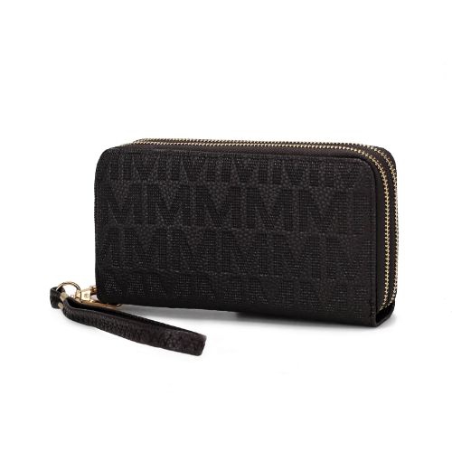 MKF Collection Lisbette Embossed M Signature Wallet by Mia K