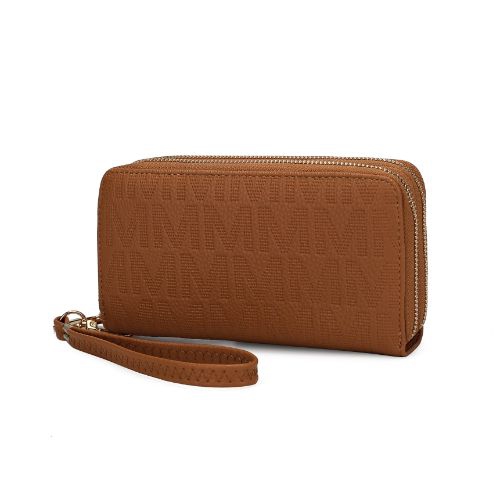 MKF Collection Lisbette Embossed M Signature Wallet by Mia K