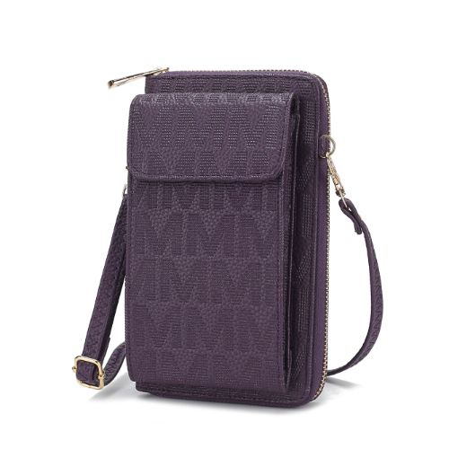 Caddy Vegan Leather Women’s Phone Wallet Crossbody by Mia K. Best Buy Canada