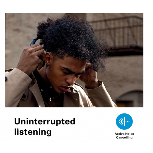 Refurbished SENNHEISER HD 450BT Bluetooth 5.0 Wireless Headphone with Active Noise Cancellation -30-Hour Battery Life