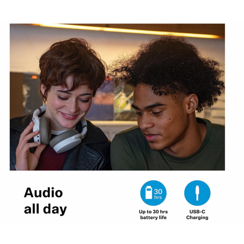 Refurbished SENNHEISER HD 450BT Bluetooth 5.0 Wireless Headphone with Active Noise Cancellation -30-Hour Battery Life