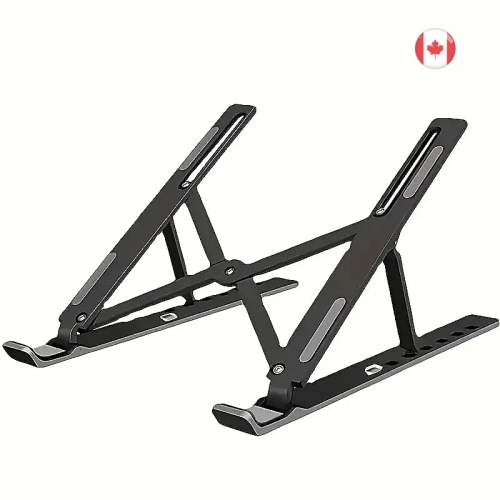 Ergonomic Laptop Stand for Desk | Adjustable Computer Stand with 7 Angles | Portable Laptop Riser Holder for 10-15.6" Laptops & iPads