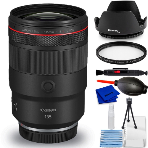 CANON  Rf 135MM F/1.8 L Is Usm Lens 5776C002 - 7PC Accessory Bundle