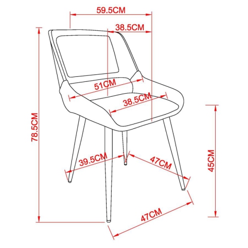 Cosmic Homes – Chaise de salle à manger en similicuir blanc et noyer, chaise de salle à manger en noyer du milieu du siècle, chaise recouverte
