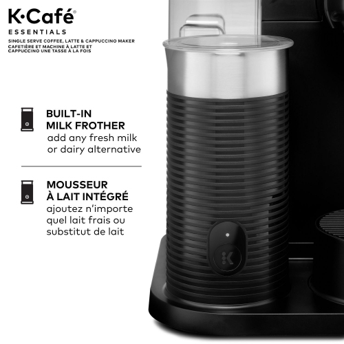 Keurig K-Cafe Essentials Single Serve K-Cup Pod Coffee Maker, Latte Maker and Cappucino Maker