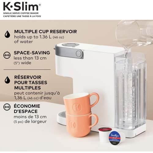 Keurig K-Slim Single Serve K-Cup Pod Coffee Maker