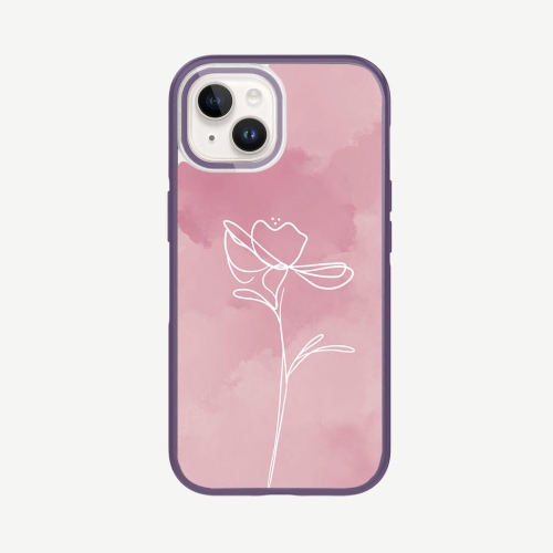 CASECO  Iphone 15 Case With Magsafe - Flower In Pink