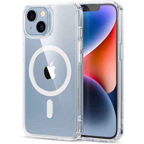 Magnetic Case for iPhone 15 PLUS, Compatible with MagSafe Wireless Charging, Shockproof Phone Bumper Cover, Anti-Scratch Clearview