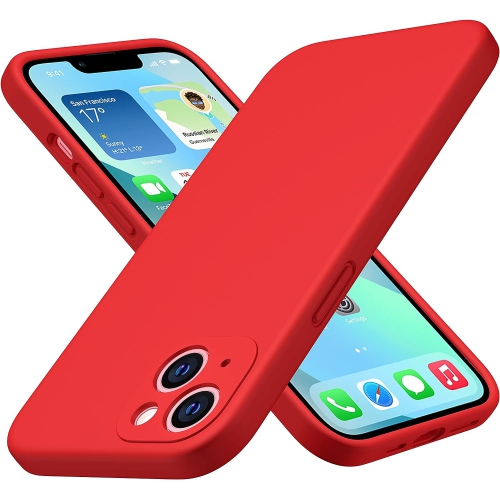 Étui protecteur mince en silicone pour iPhone 15 PLUS, étui protecteur antichoc en silicone souple, EXPÉDITION sans frais