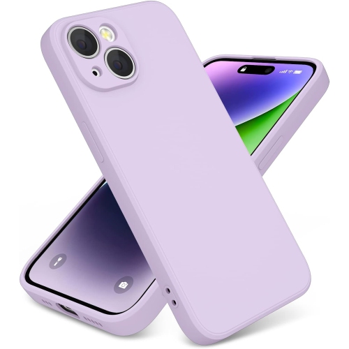 Étui protecteur mince en silicone pour iPhone 15, étui protecteur antichoc en silicone souple, EXPÉDITION sans frais