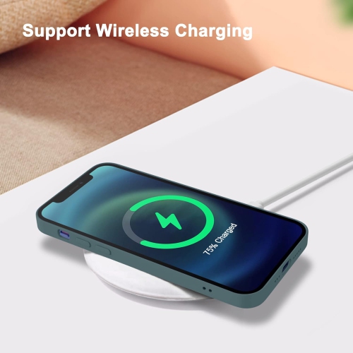 Étui protecteur mince en silicone pour iPhone 15, étui protecteur antichoc en silicone souple, EXPÉDITION sans frais