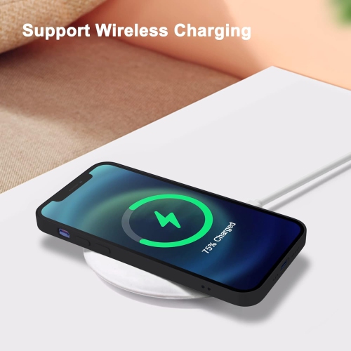 Étui protecteur mince en silicone pour iPhone 15, étui protecteur antichoc en silicone souple, EXPÉDITION sans frais