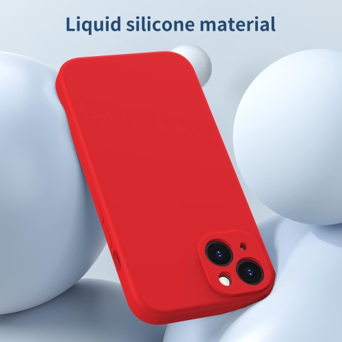 Silicone Slim Full-Body Protective Cover Case for iPhone 15, Soft Silicone Bumper Cover Shockproof Protective Anti-Scratch Case-FREE SHIPPING