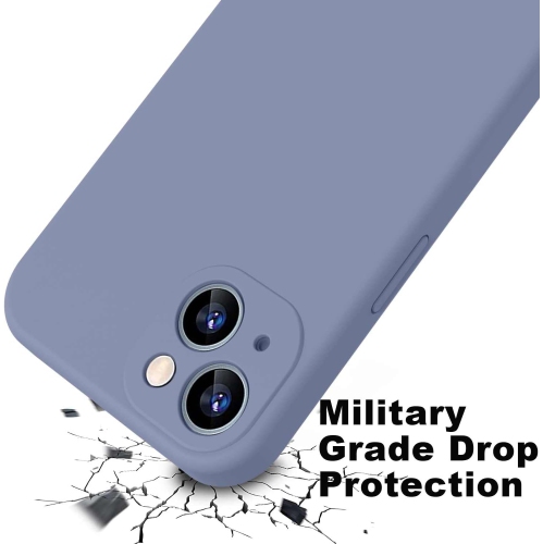 Silicone Slim Full-Body Protective Cover Case for iPhone 15, Soft Silicone Bumper Cover Shockproof Protective Anti-Scratch Case-FREE SHIPPING