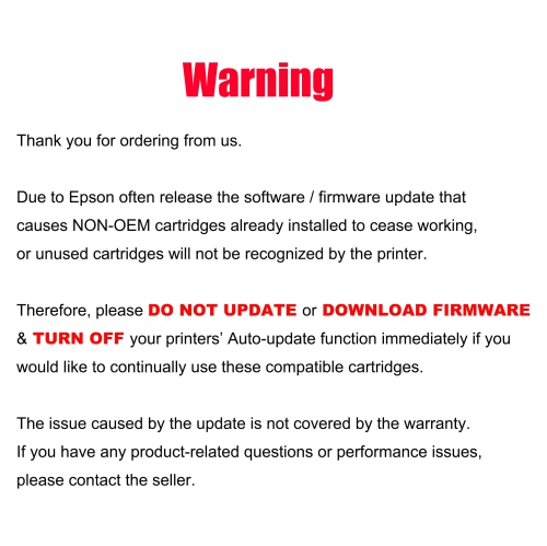 [Nouvelle puce] Cartouche d'encre de remplacement compatible 4 pour Epson T802 802XL t802xl à utiliser avec WorkForce Pro EC-4020 EC-4030 EC-4040