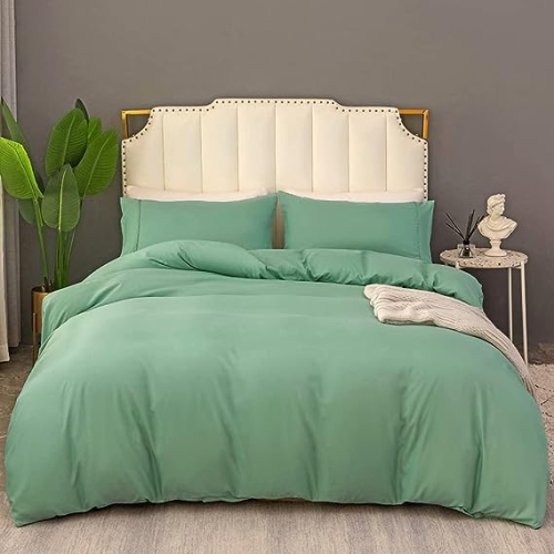 Housse de couette Apex Global sarcelle pour grand lit