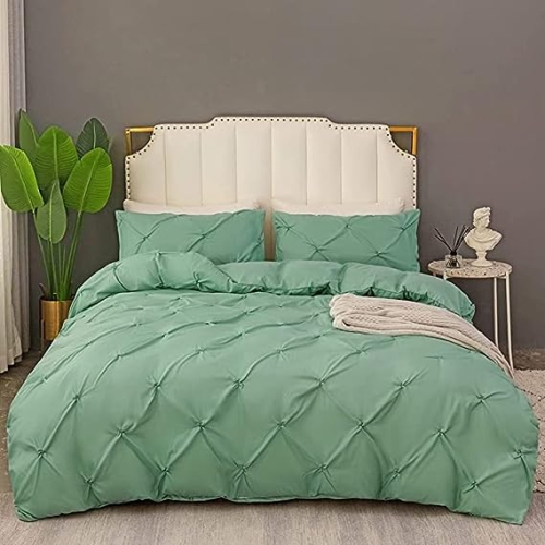 APEX GLOBAL  Pinch Pleated Duvet Cover
