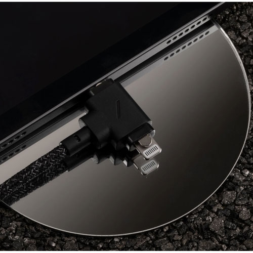 Native Union Belt 1.8m USB-C to USB-C/Lightning Cable - Cosmos Black