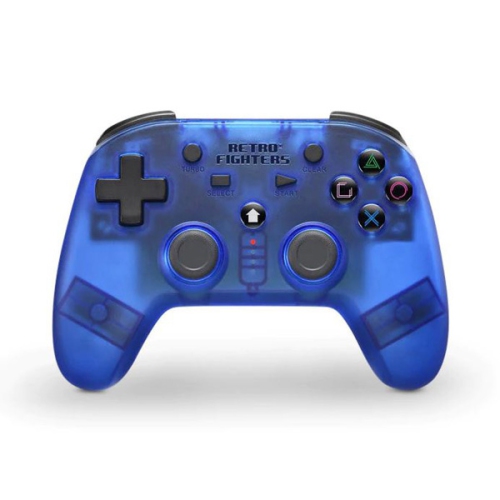 Blue Defender Wireless PS1/2/3/NSW/PC Controller [Retro Fighters]