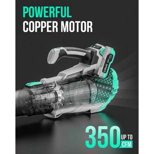 Litheli 20V Cordless Leaf Blower with 4.0Ah Battery & Charger Included